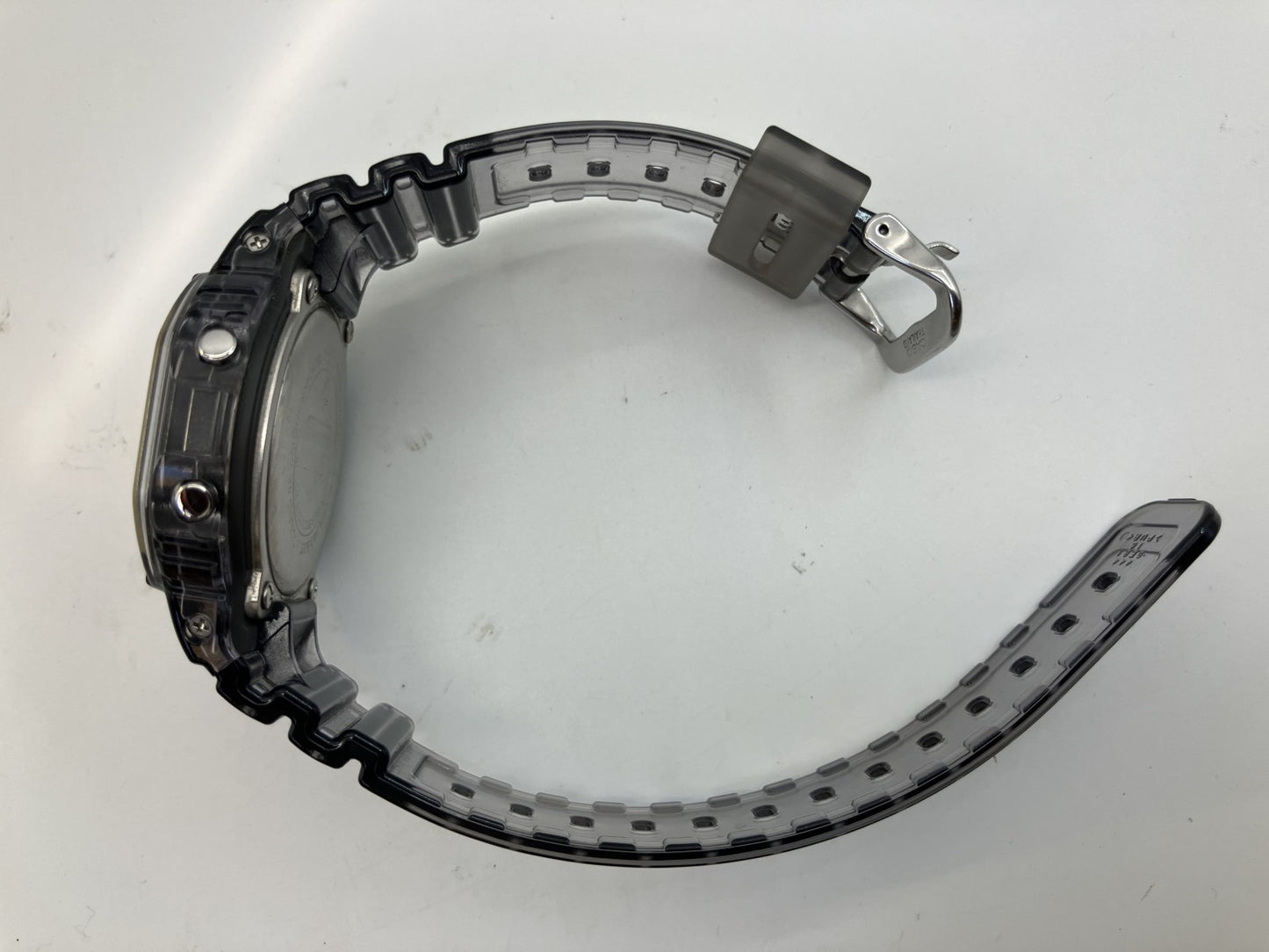 CASIO G-SHOCK DW-5600TLS-8JF Transparent Grey Limited Edition Digital Watch Box & Papers