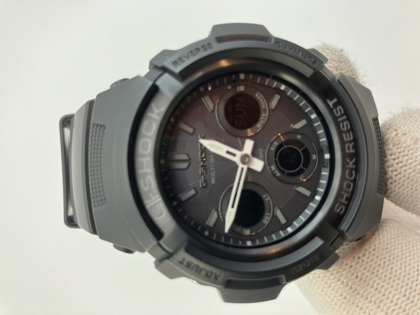 CASIO G-SHOCK AWG-M100B Multiband 6 Tough Solar Powered Radio Solar Powered Watch Black Box, manual, and unsigned guarantee included