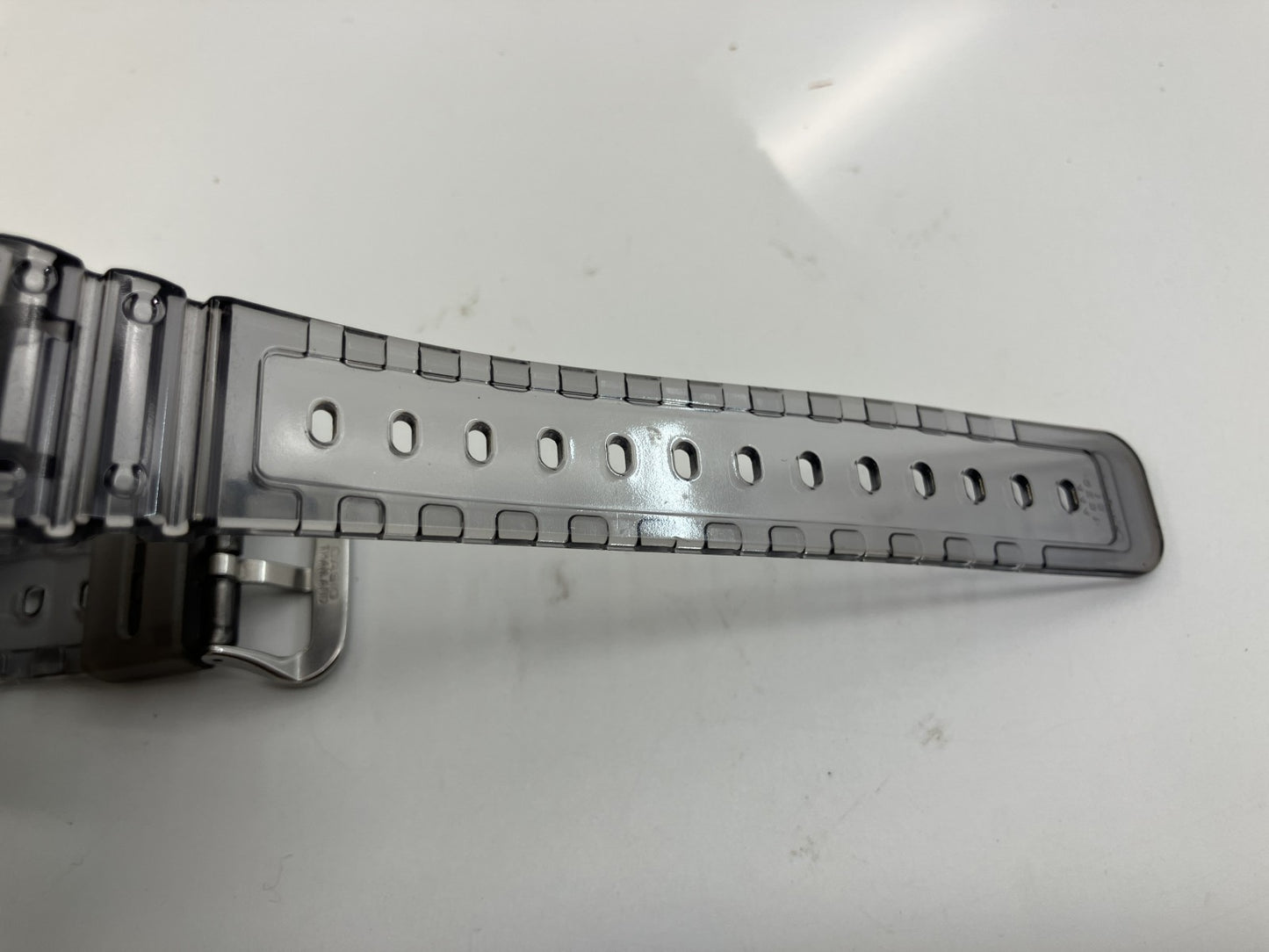 CASIO G-SHOCK DW-5600TLS-8JF Transparent Grey Limited Edition Digital Watch Box & Papers