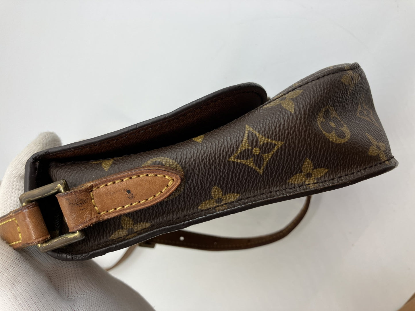 LOUIS VUITTON Monogram Mini Saint Cloud M51244 Shoulder Bag LP0950 Crossbody
