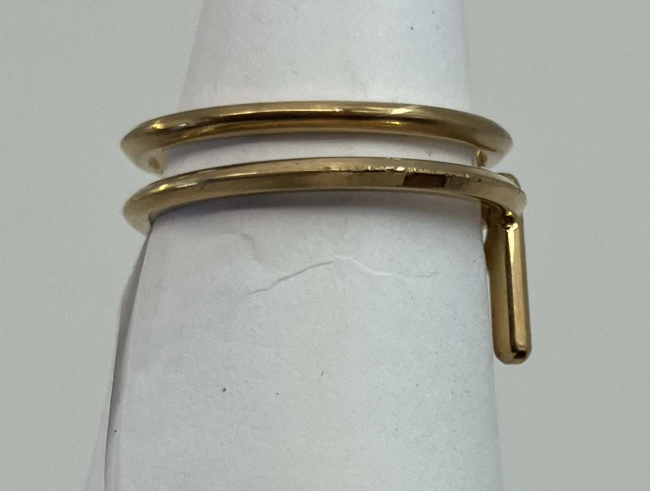 FENDI F logo ring, set of 2, same size (JP 13)(EU 53)(US 7) gold,