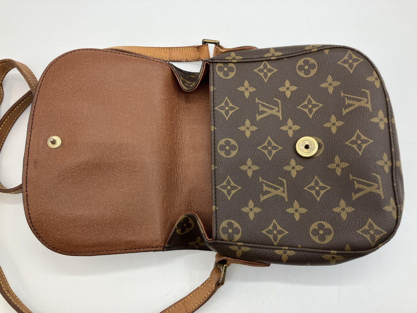LOUIS VUITTON Monogram Mini Saint Cloud M51244 Shoulder Bag LP0950 Crossbody