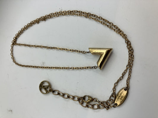 LOUIS VUITTON Escential V necklace gold, neck circumference approx. 51 cm (20.08 inch),