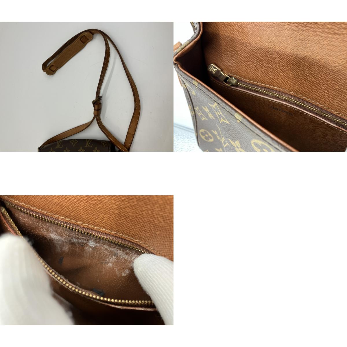 LOUIS VUITTON Monogram Mini Saint Cloud M51244 Shoulder Bag LP0950 Crossbody