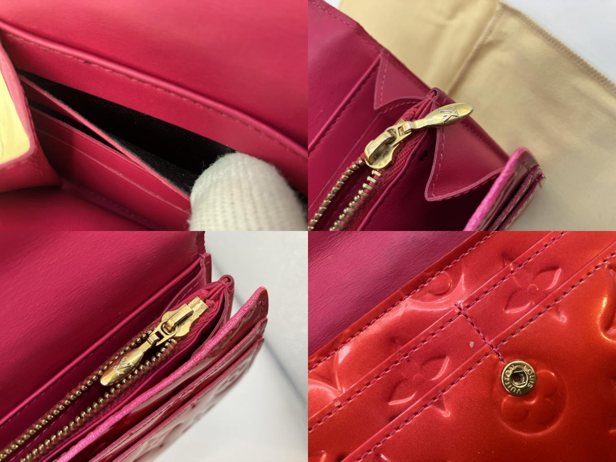 LOUIS VUITTON Vernis Bifold Wallet M93634 TH3098 W19xH3.9" Box and storage bag included