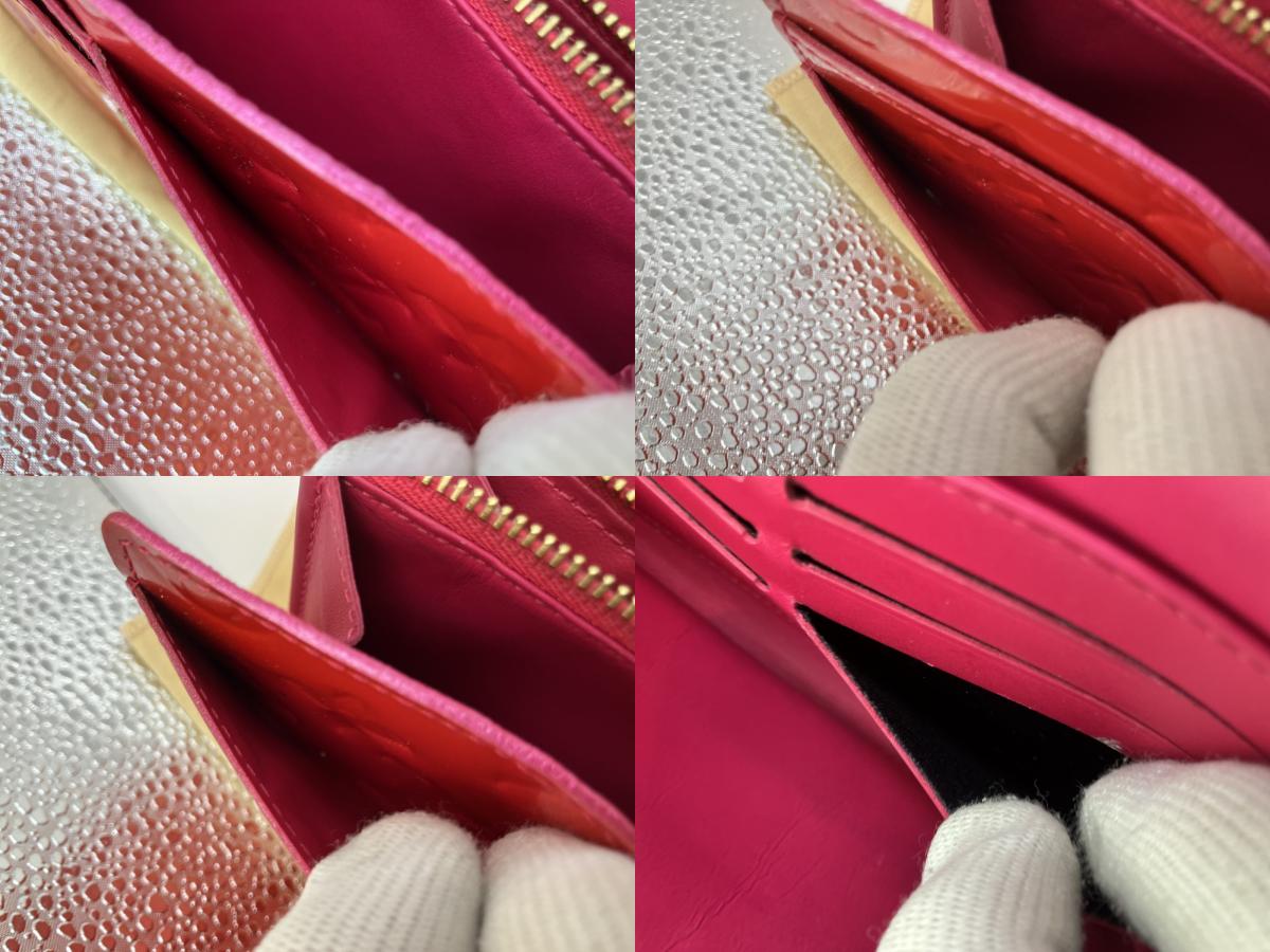 LOUIS VUITTON Vernis Bifold Wallet M93634 TH3098 W19xH3.9" Box and storage bag included