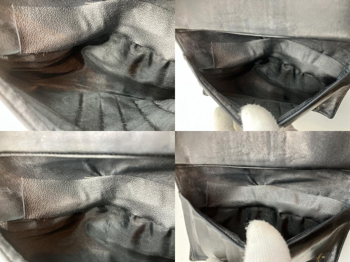 Chanel Wallet Black Caviar Skin with Box and Guarantee Card