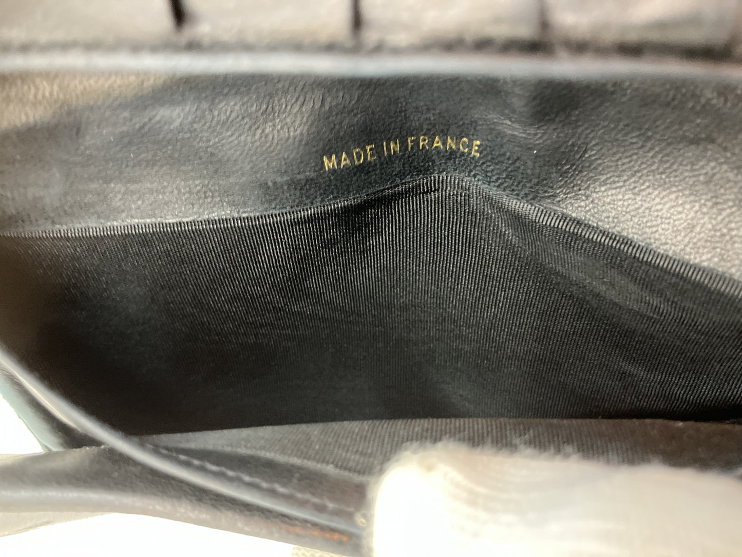 Chanel Wallet Black Caviar Skin with Box and Guarantee Card