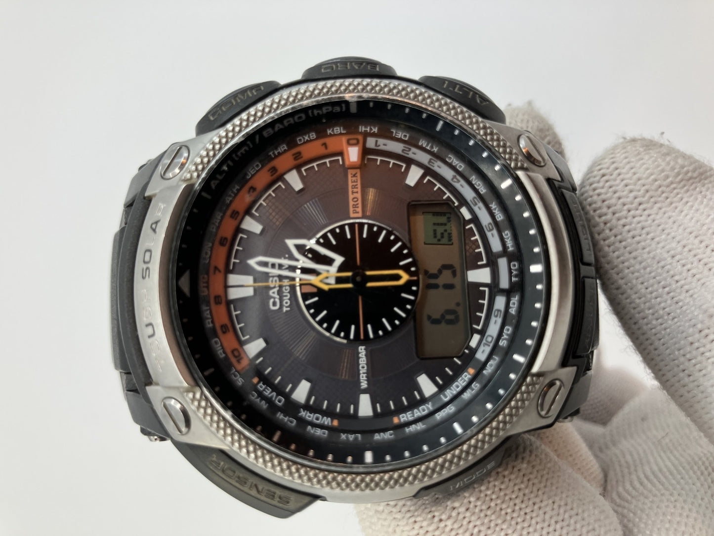 CASIO Pro Trek PRW-5000 Men's Watch Multiband 6 Tough Solar Powered Radio Solar Powered