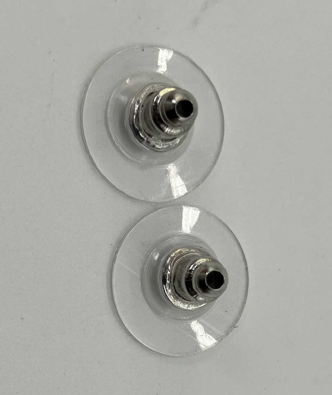 CHANEL 00A Black Crystal Stud Earrings Round Vintage Made in France