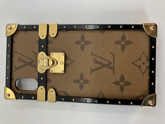 Louis Vuitton Monogram Reverse Eye Trunk iPhoneX XS M62619 BC4148 Smartphone Case Brown PVC