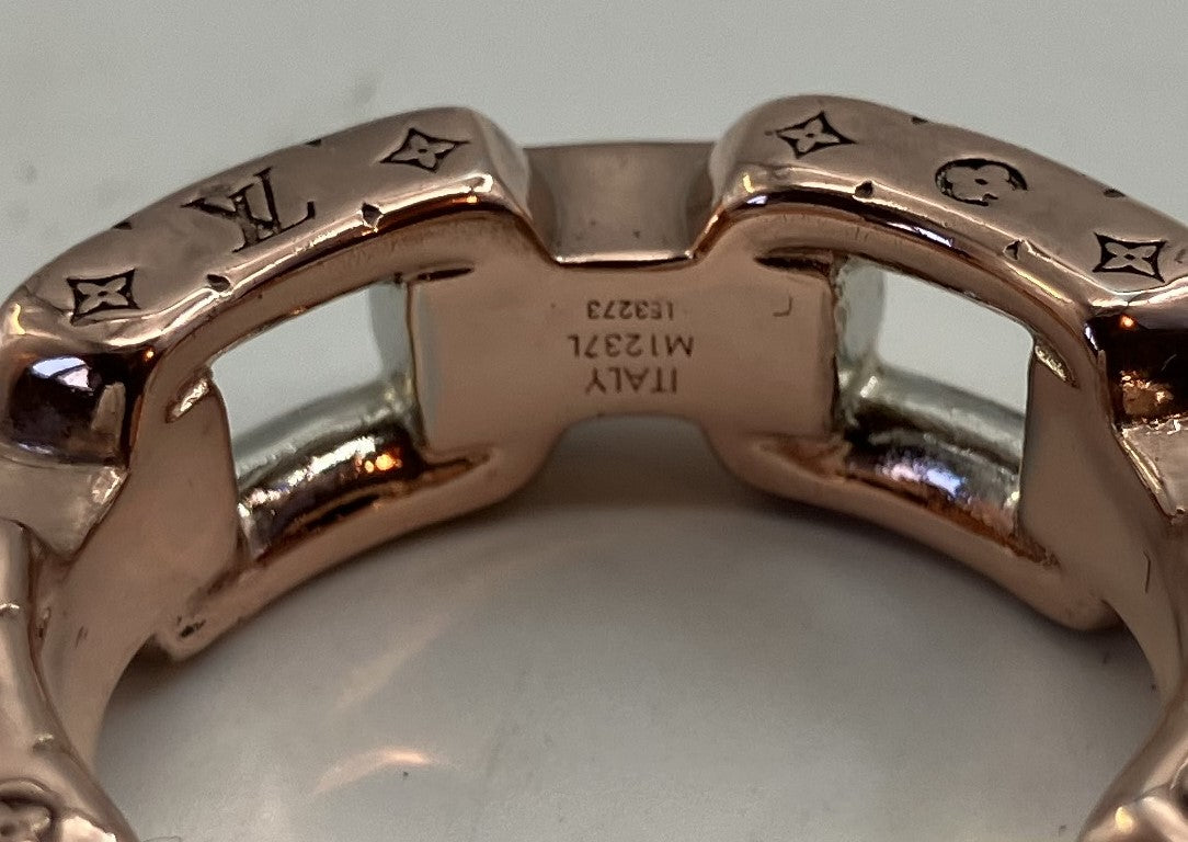 Louis Vuitton M1237L Ring Paradise Chain LE3273 Ring (JP 22)(EU 62)(US 10.5) with Box and Bag