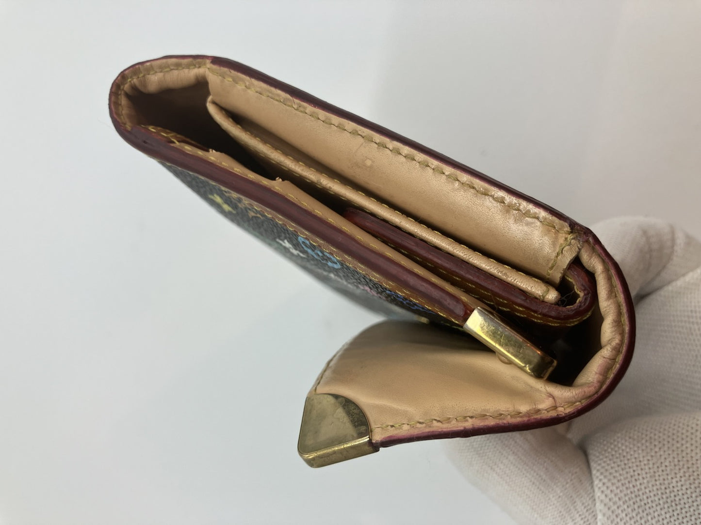 ルイ リーグ 長財布 マルチカラー 黒 M92658 ポルト・トレゾール・インターナショナル ノワール 送料無料