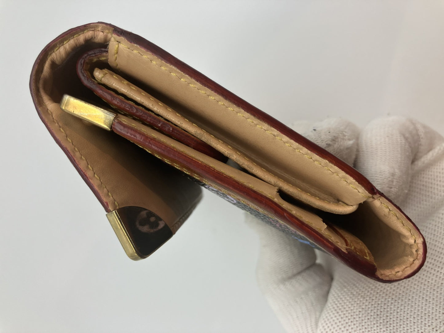 ルイ リーグ 長財布 マルチカラー 黒 M92658 ポルト・トレゾール・インターナショナル ノワール 送料無料