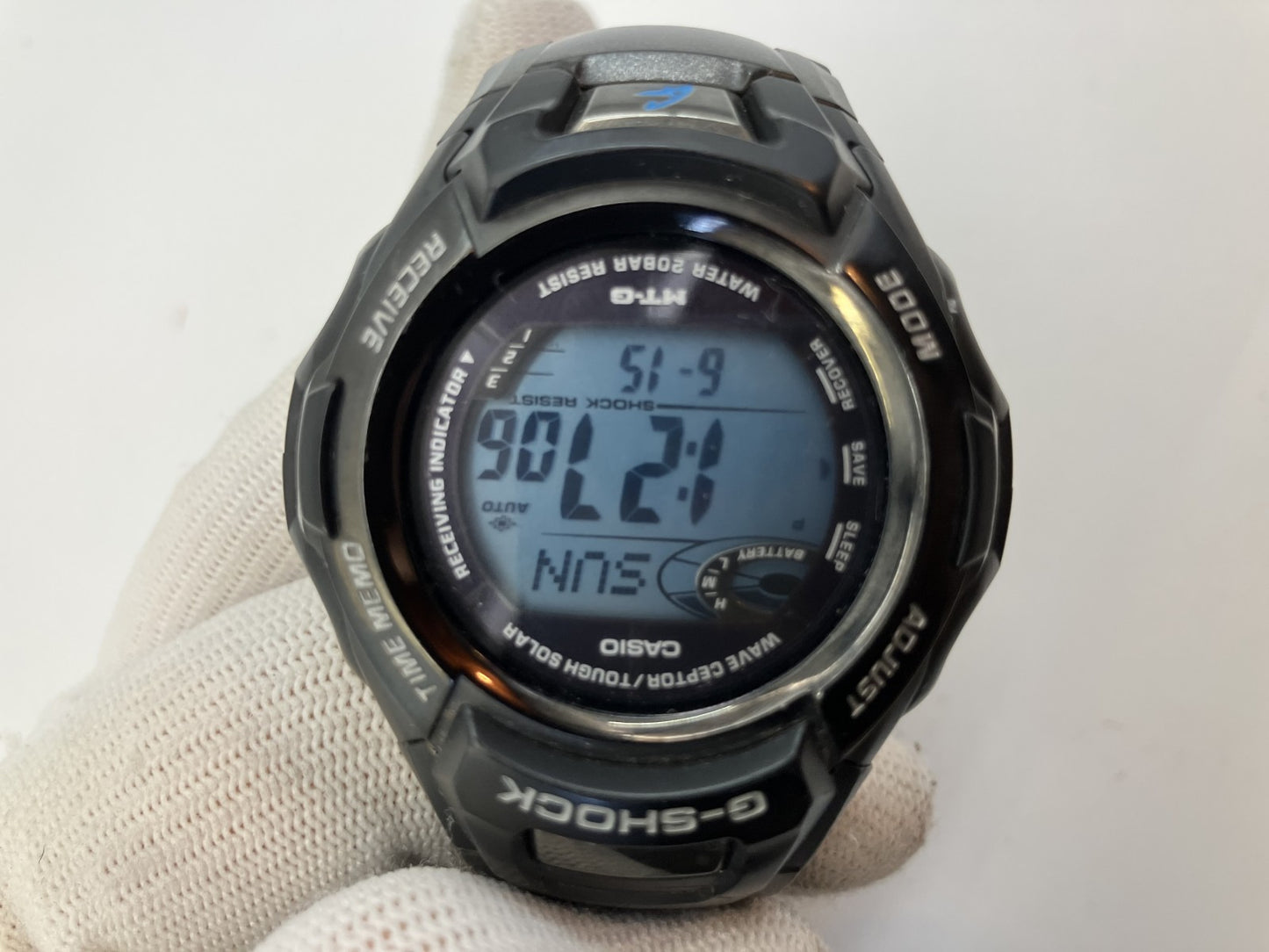Used CASIO G-SHOCK MTG-910DJ Multiband 5 Tough Solar Powered Men's Watch Case Width approx. 1.7" Circumference of Wristaround 7.5"