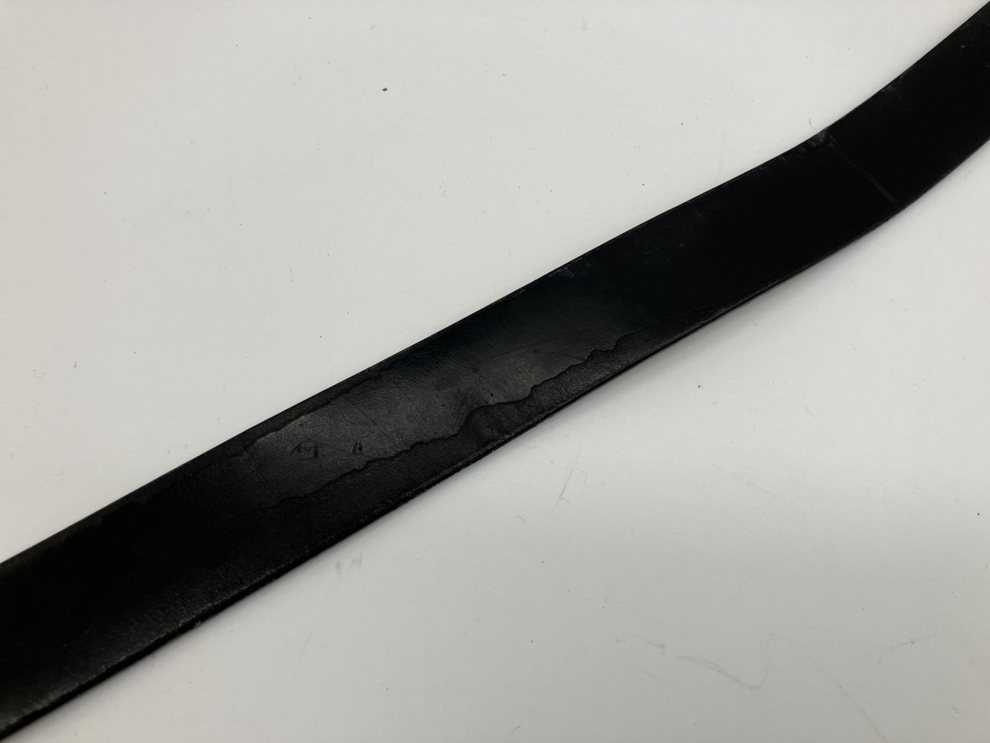 LOUIS VUITTON LV Logo Belt 90/36 Black Leather Gold Buckle 109cm
