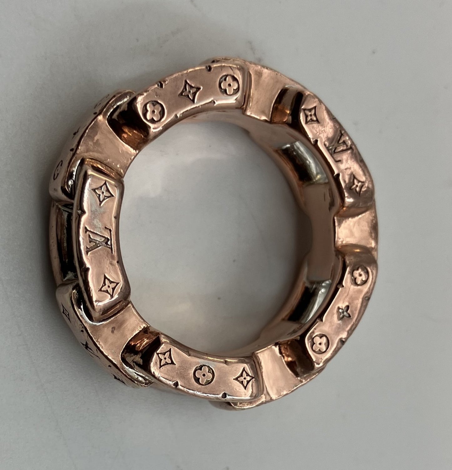 Louis Vuitton M1237L Ring Paradise Chain LE3273 Ring (JP 22)(EU 62)(US 10.5) with Box and Bag