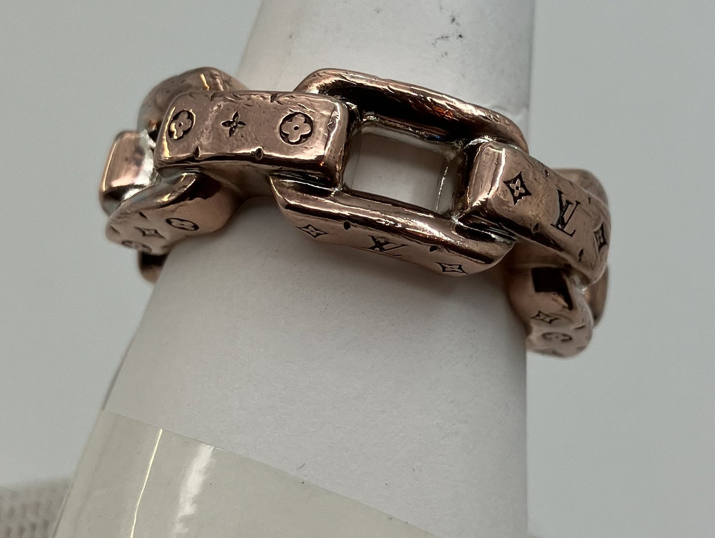 Louis Vuitton M1237L Ring Paradise Chain LE3273 Ring (JP 22)(EU 62)(US 10.5) with Box and Bag