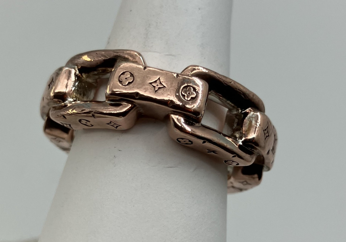 Louis Vuitton M1237L Ring Paradise Chain LE3273 Ring (JP 22)(EU 62)(US 10.5) with Box and Bag