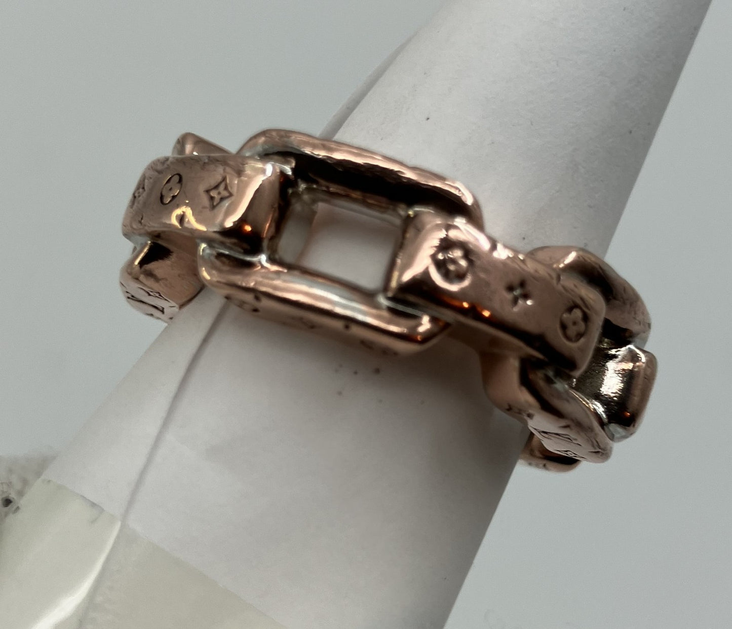 Louis Vuitton M1237L Ring Paradise Chain LE3273 Ring (JP 22)(EU 62)(US 10.5) with Box and Bag