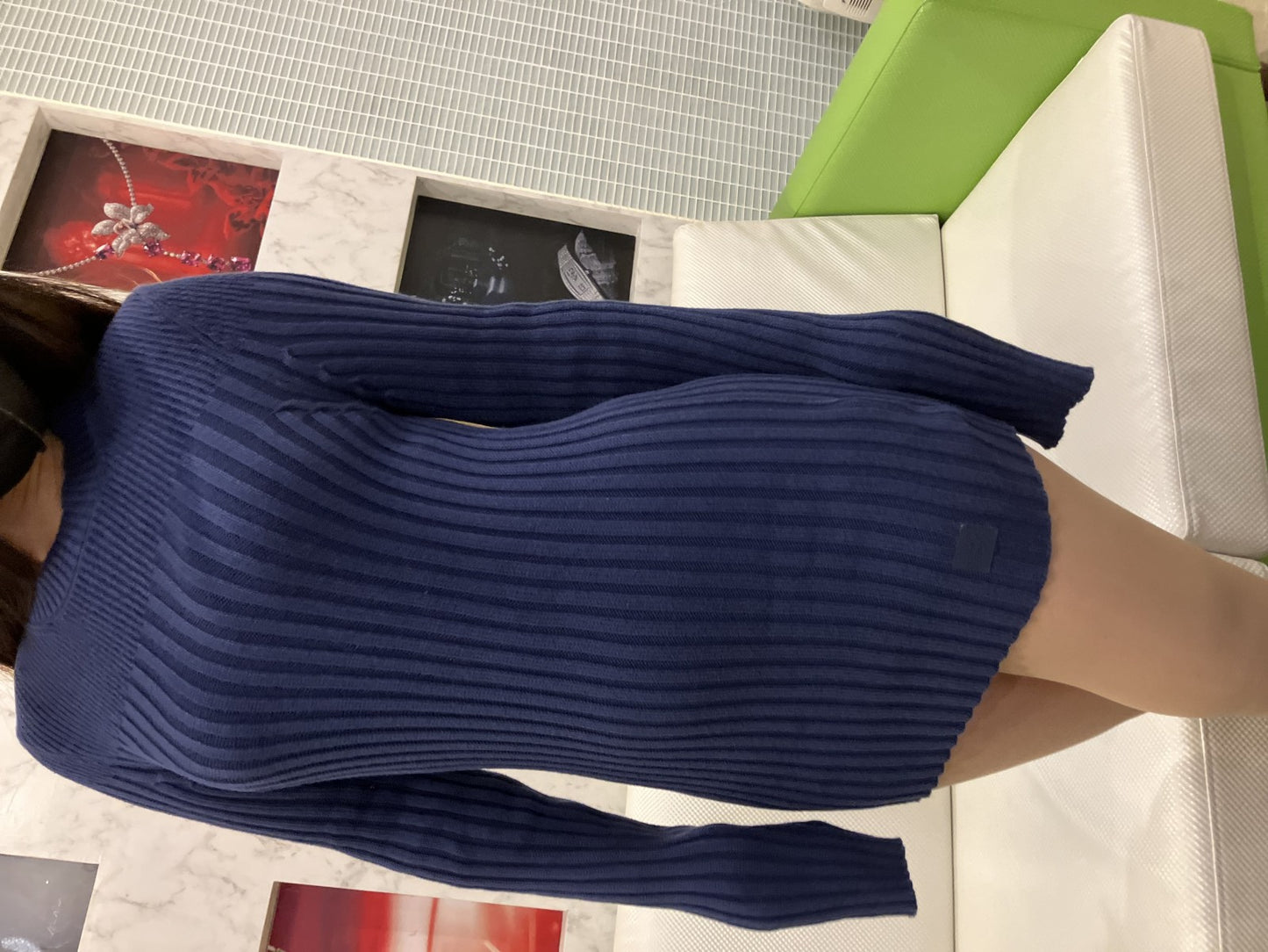 ARMANI Emporio Armani Knit Dress Mini Length: Around 76cm Size 46