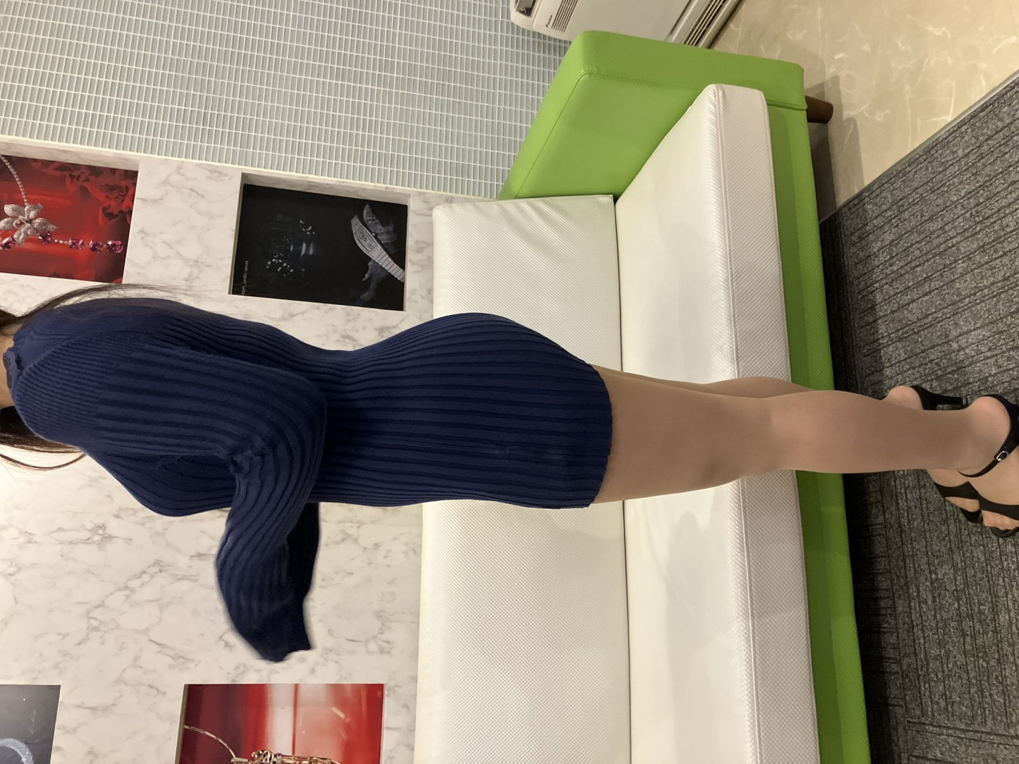 ARMANI Emporio Armani Knit Dress Mini Length: Around 76cm Size 46