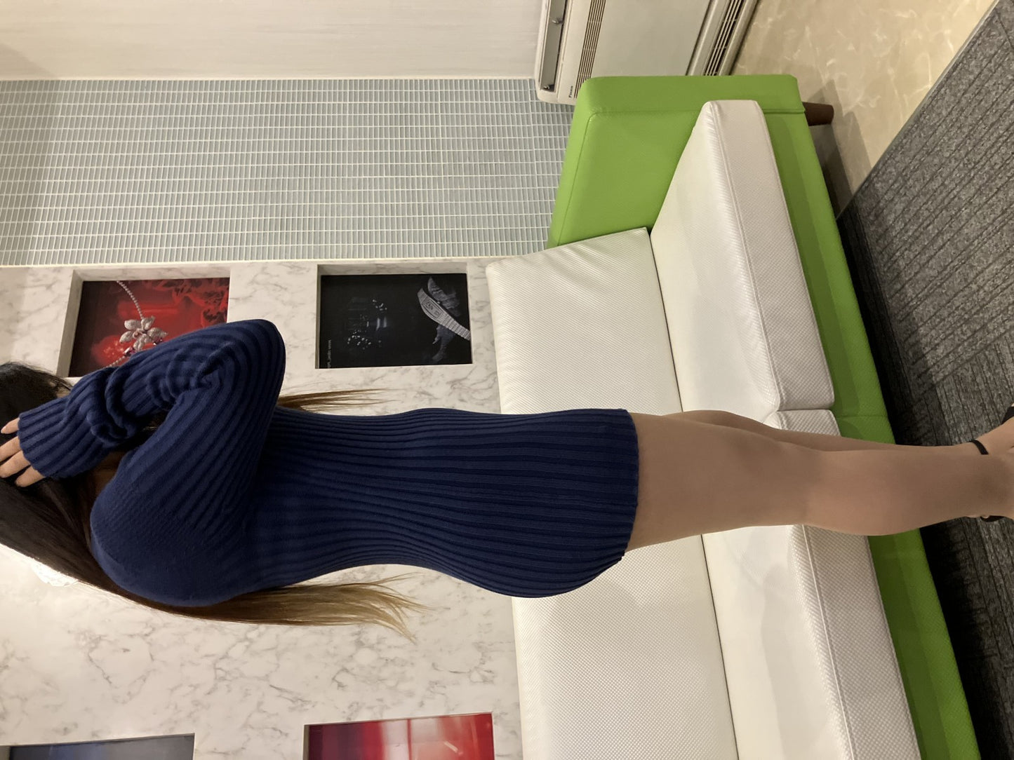 ARMANI Emporio Armani Knit Dress Mini Length: Around 76cm Size 46