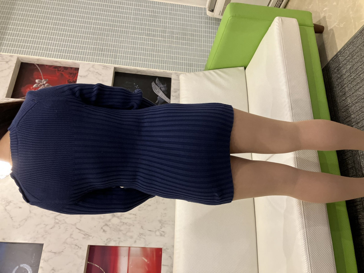 ARMANI Emporio Armani Knit Dress Mini Length: Around 76cm Size 46