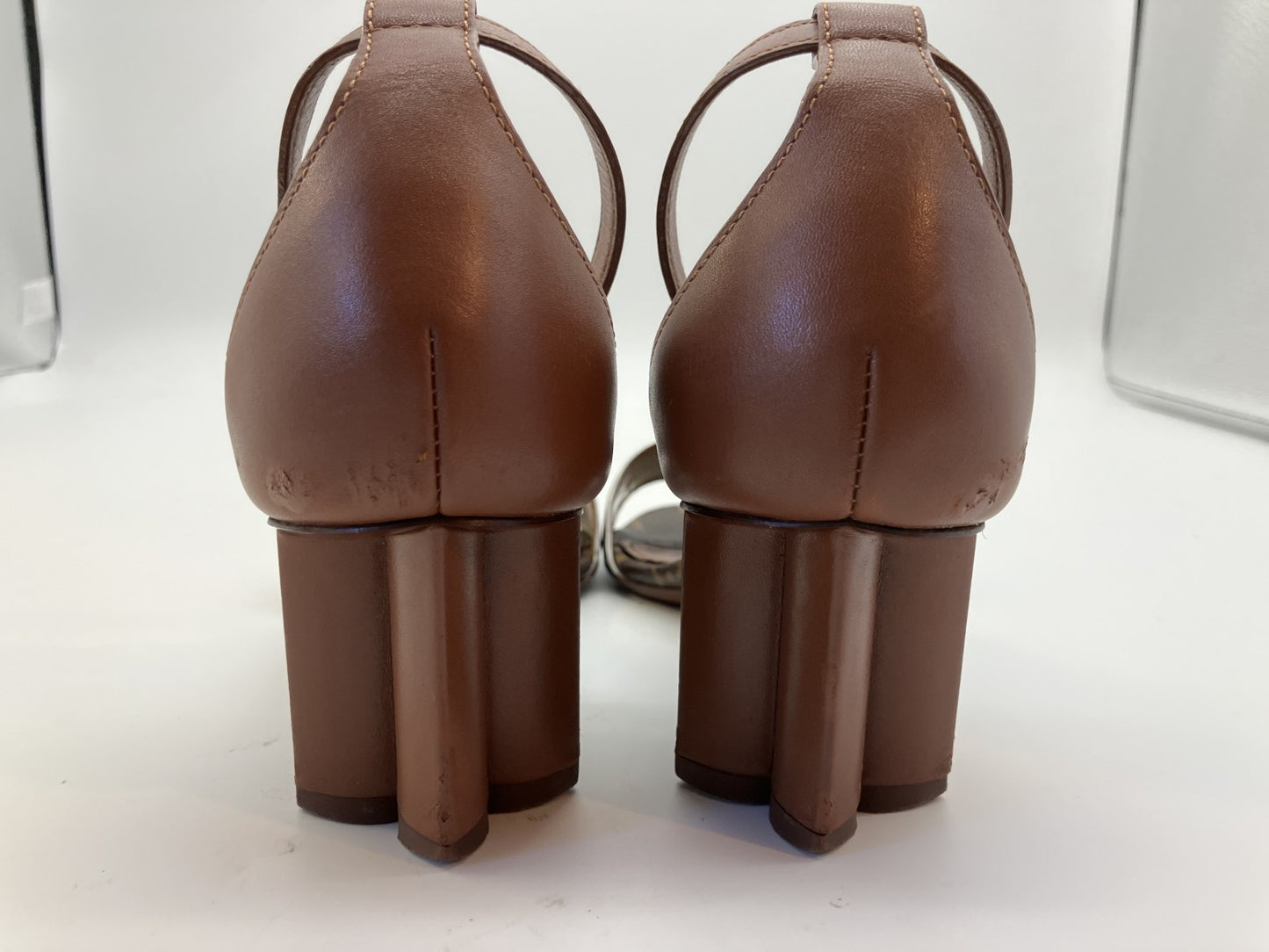 LOUIS VUITTON Monogram Sandals (EU 36)(JP 22.9)(US 6)(9.02 inch) Heel 5.5cm