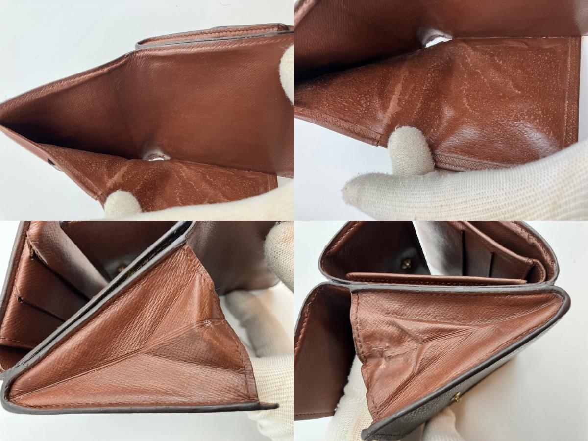 Louis Vuitton Monogram Trifold Wallet Portemonnaie Billets Cartes Credit M61652