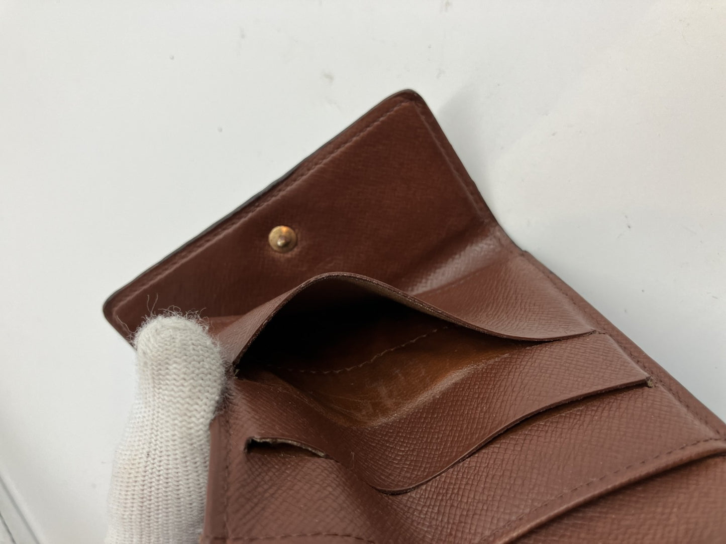 Louis Vuitton Monogram Trifold Wallet Portemonnaie Billets Cartes Credit M61652
