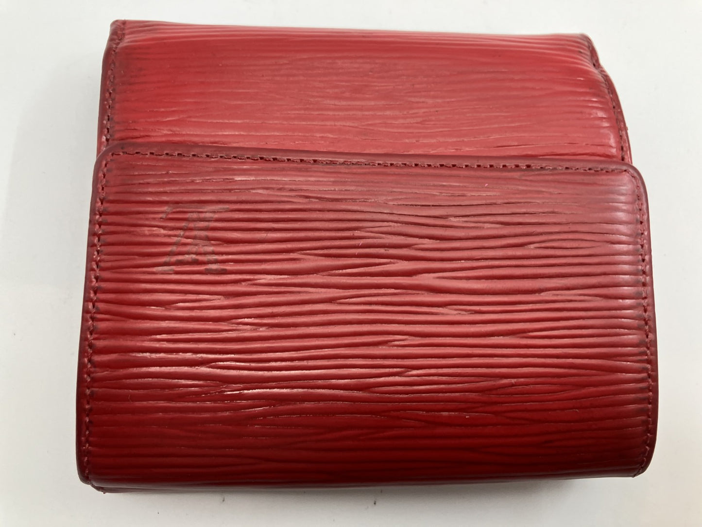 Louis Vuitton Epi Trifold Wallet Portecarte Credit Red M63487