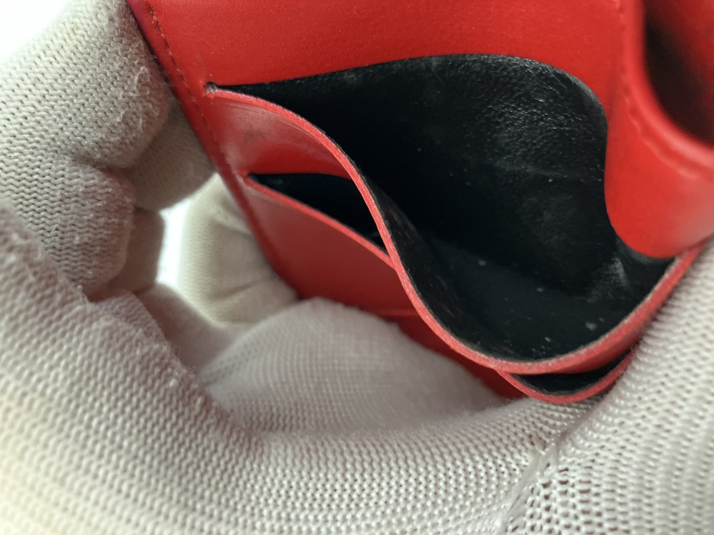 Louis Vuitton Epi Trifold Wallet Portecarte Credit Red M63487