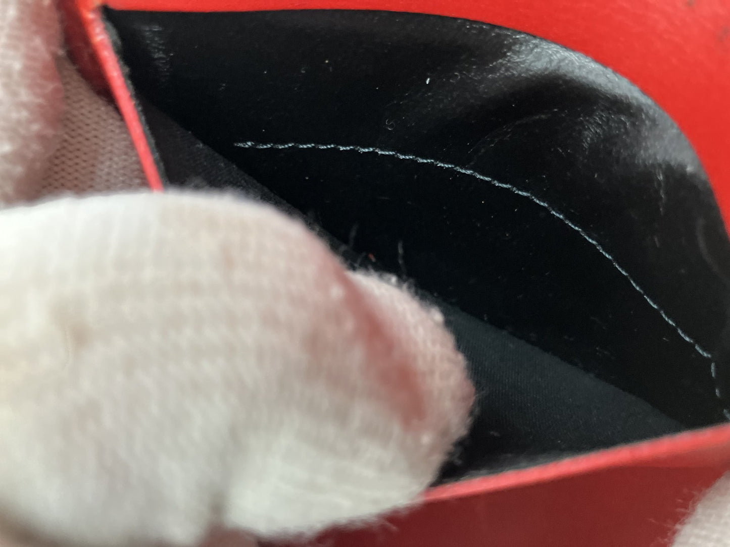 Louis Vuitton Epi Trifold Wallet Portecarte Credit Red M63487