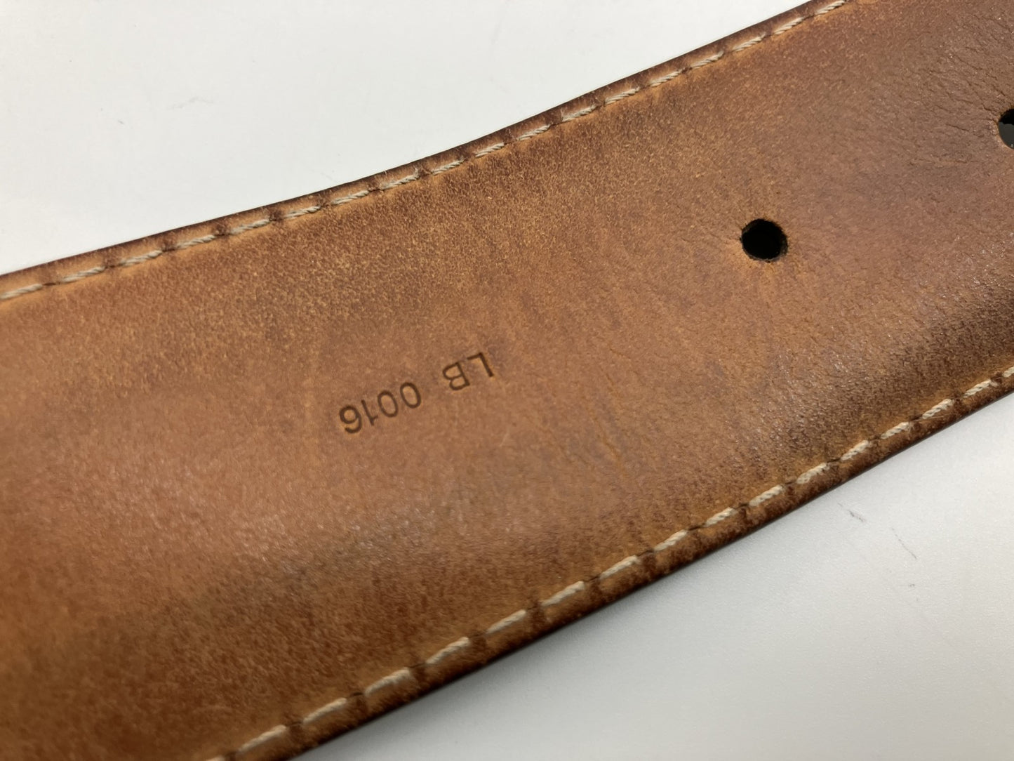 ＬＯＵＩＳ ＶＵＩＴＴＯＮ サンチュール・アンヴァントゥール ブラウン＆ゴールドベルト 全長95ｃｍ 幅４ｃｍ 送料無料