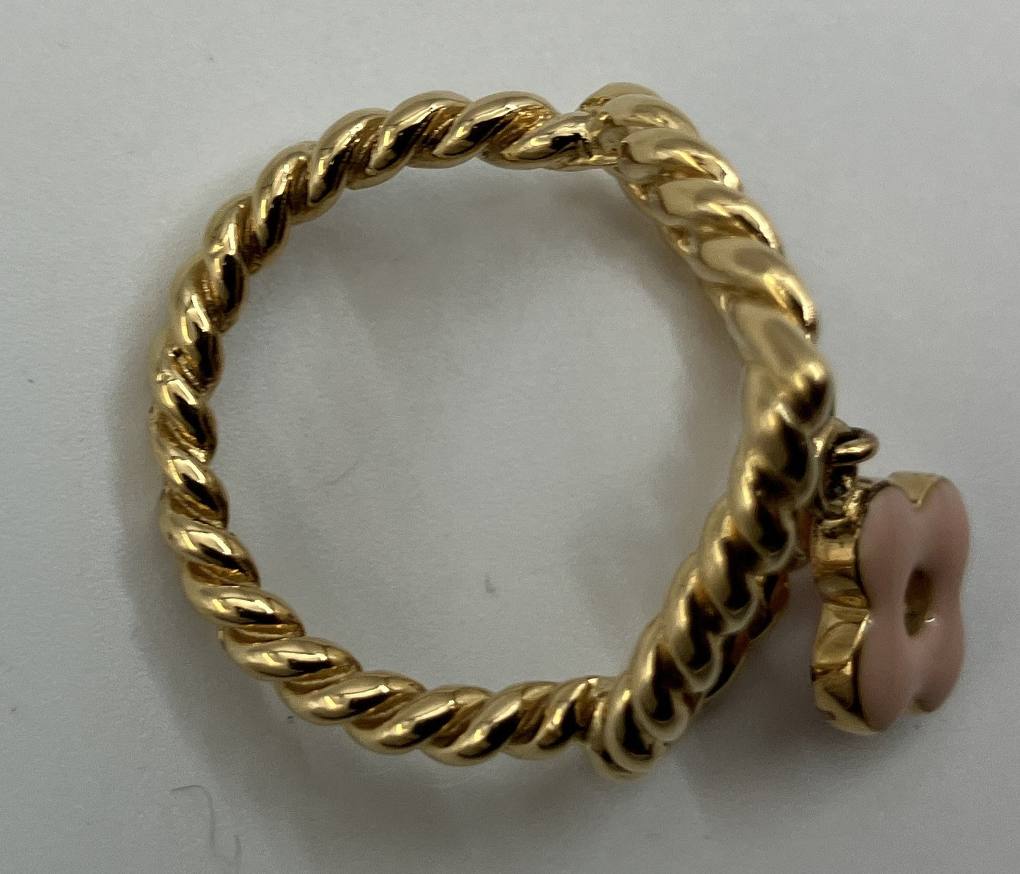LOUIS VUITTON Charm Gold Ring (JP 9)(EU 49)(US 5)