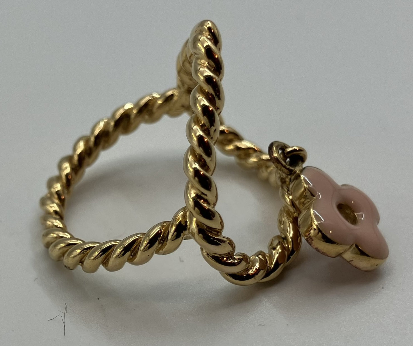 LOUIS VUITTON Charm Gold Ring (JP 9)(EU 49)(US 5)Free Shipping 