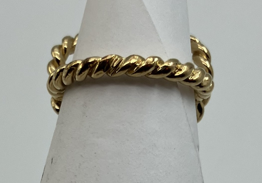 LOUIS VUITTON Charm Gold Ring (JP 9)(EU 49)(US 5)
