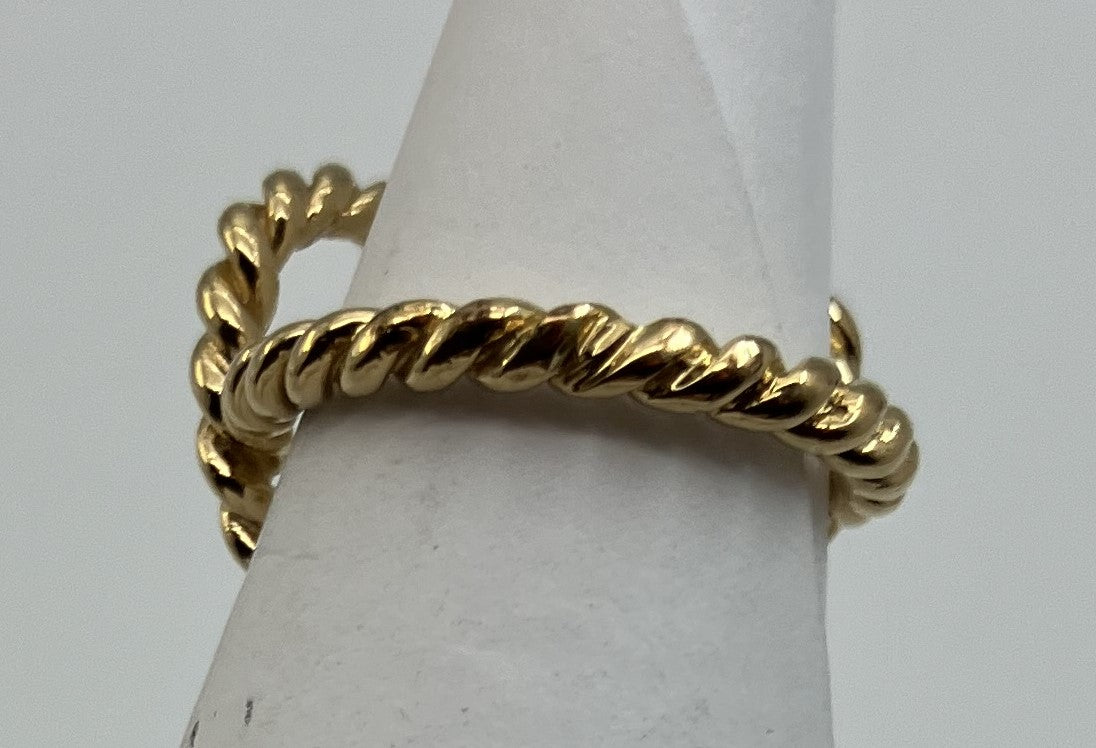 LOUIS VUITTON Charm Gold Ring (JP 9)(EU 49)(US 5)