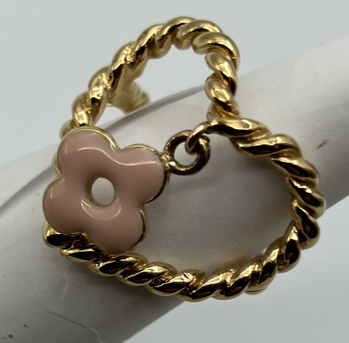 LOUIS VUITTON Charm Gold Ring (JP 9)(EU 49)(US 5)