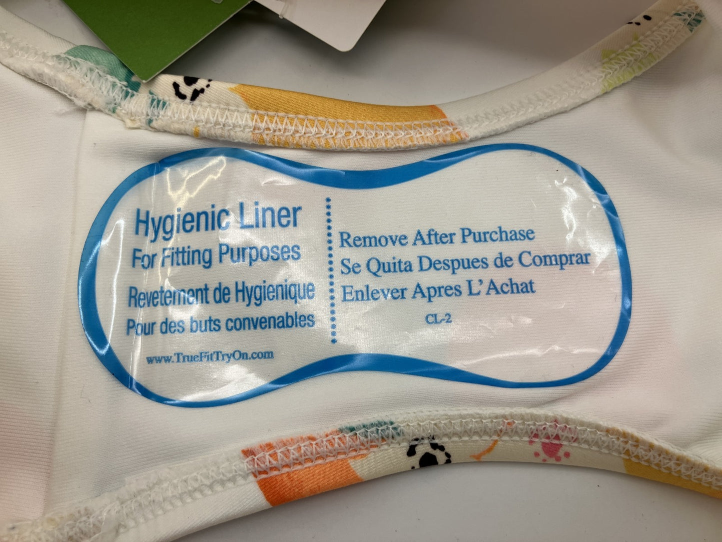 Kate Spade Bikini Bottom Orange Floral White XS New with Tags Model Worn