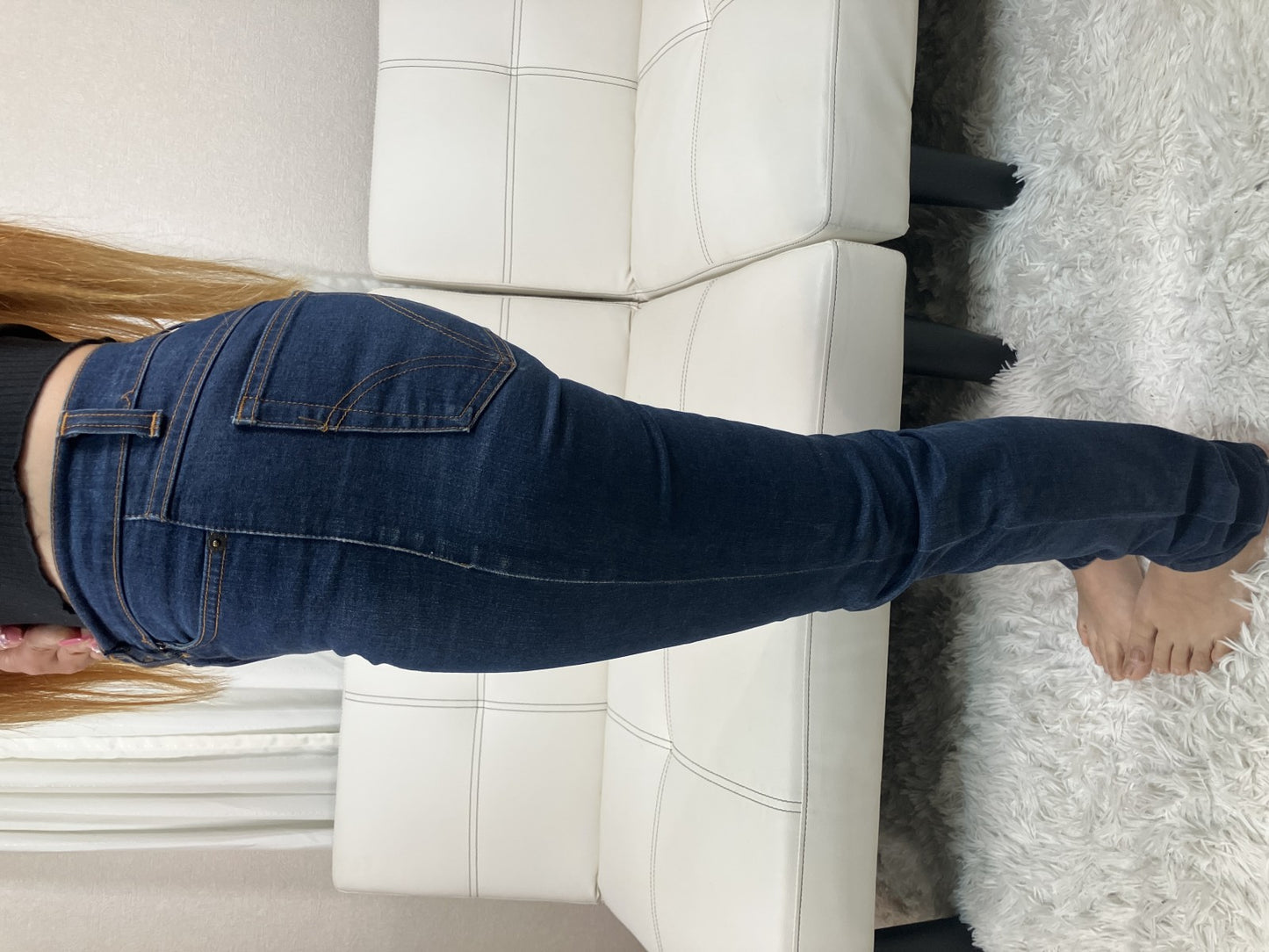Dolce & Gabbana D&G Denim Jeans Blue Slim Stretch Size 26 Women's