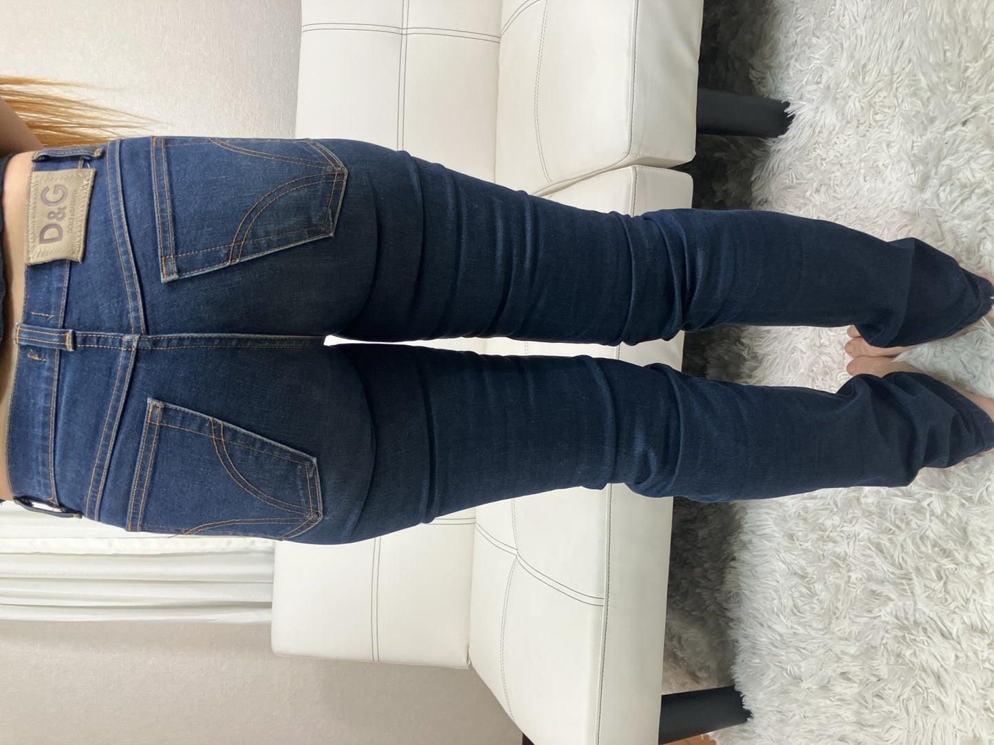 Dolce & Gabbana D&G Denim Jeans Blue Slim Stretch Size 26 Women's