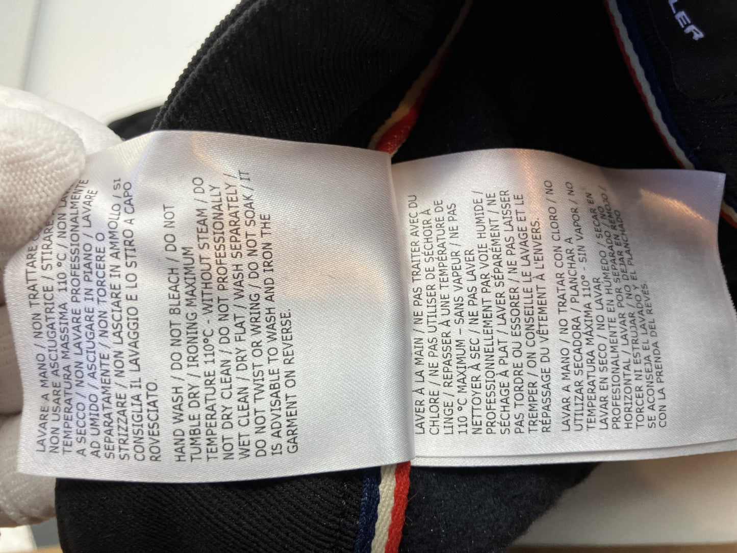 MONCLER Women Black Slim Fit Pants Size 38 w/ Tags Strap Detail Authentic