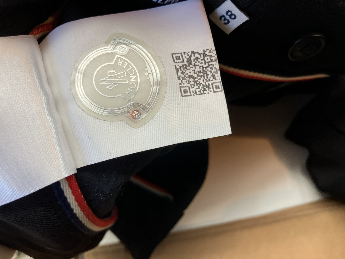 MONCLER Women Black Slim Fit Pants Size 38 w/ Tags Strap Detail Authentic