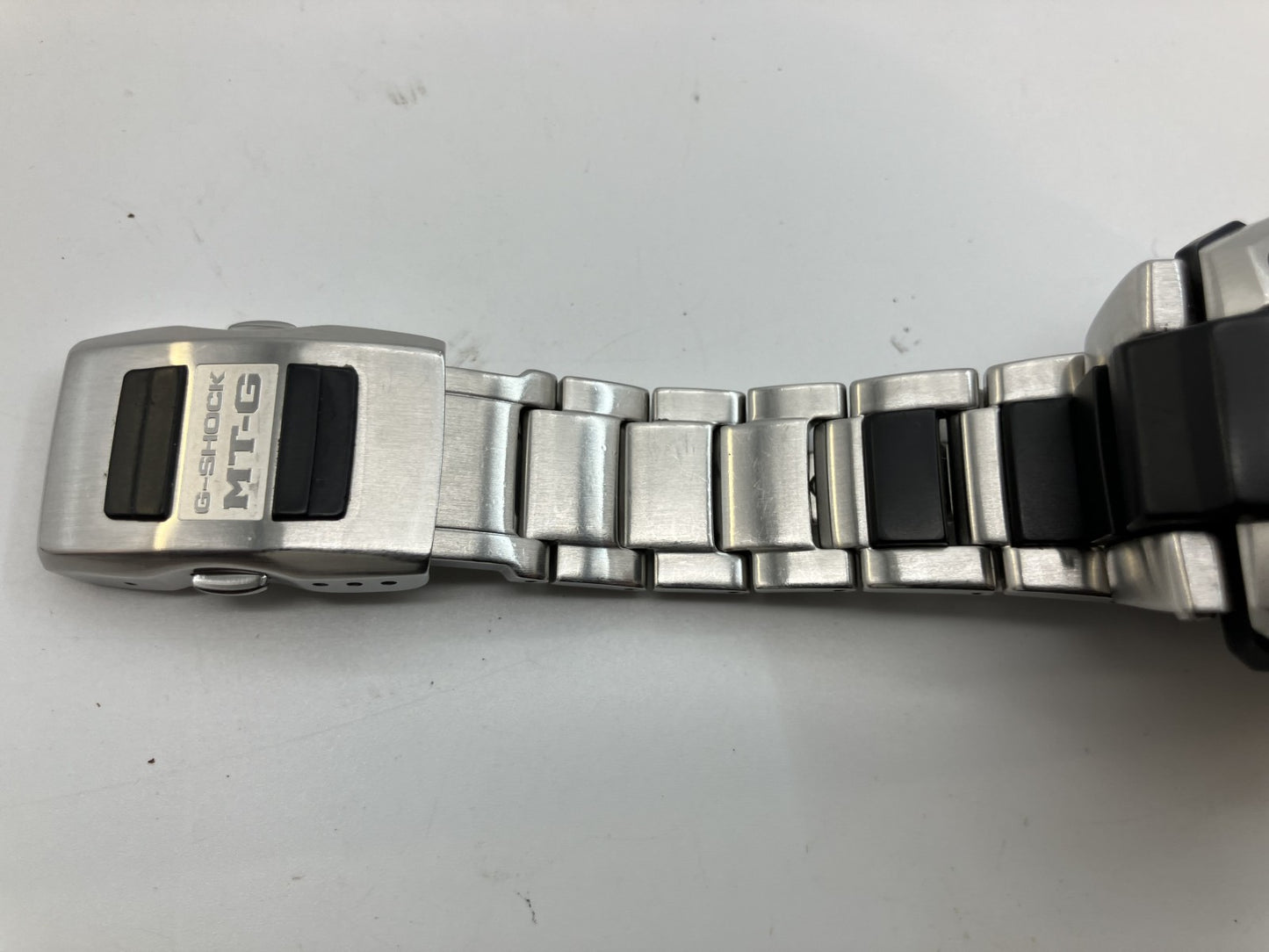 G-SHOCK MTG-1000 Radio Solar Powered Watch Casio Men's Full Analog Display High-end Stainless Steel Model 1.9" Working Silver Black Dial Tough Solar Powered Multiband 5 Waterproof 20 ATM