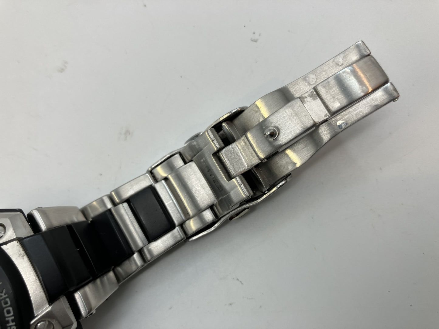 G-SHOCK MTG-1000 Radio Solar Powered Watch Casio Men's Full Analog Display High-end Stainless Steel Model 1.9" Working Silver Black Dial Tough Solar Powered Multiband 5 Waterproof 20 ATM