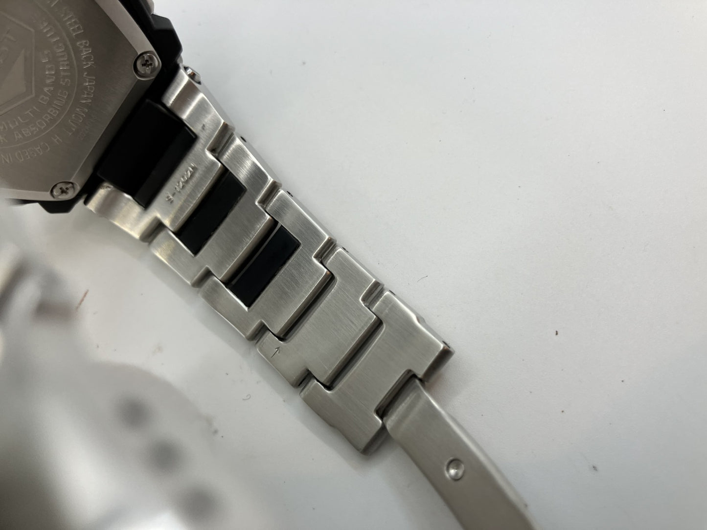 G-SHOCK MTG-1000 Radio Solar Powered Watch Casio Men's Full Analog Display High-end Stainless Steel Model 1.9" Working Silver Black Dial Tough Solar Powered Multiband 5 Waterproof 20 ATM