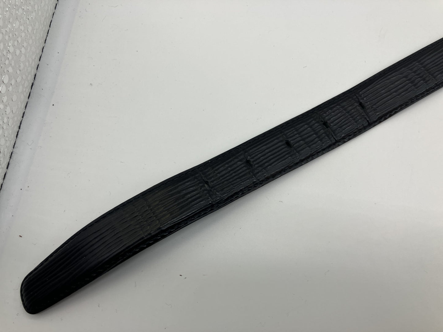 Louis Vuitton Epi Leather Belt Strap Black 85/34 CT0916 Made in France