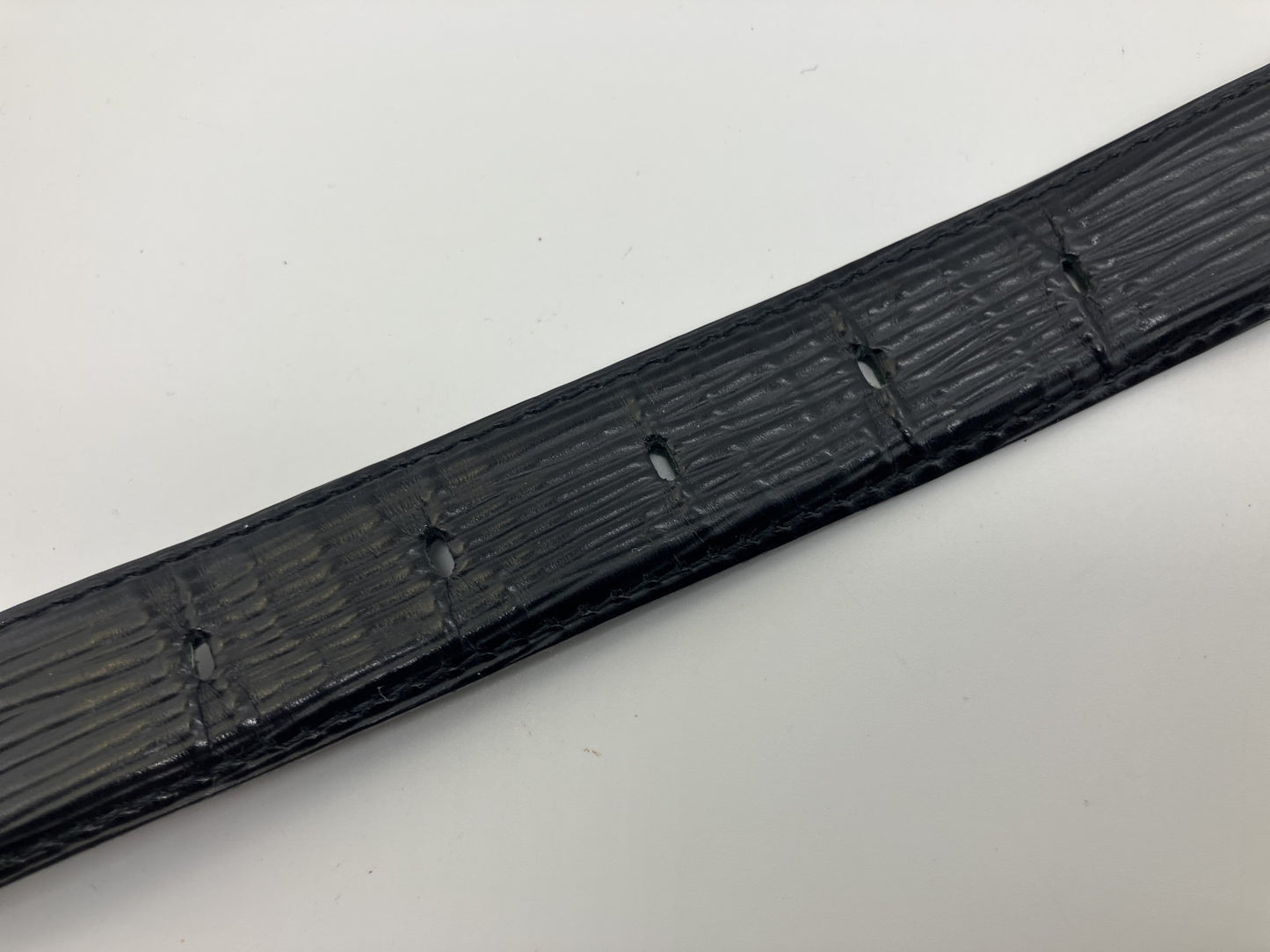 Louis Vuitton Epi Leather Belt Strap Black 85/34 CT0916 Made in France